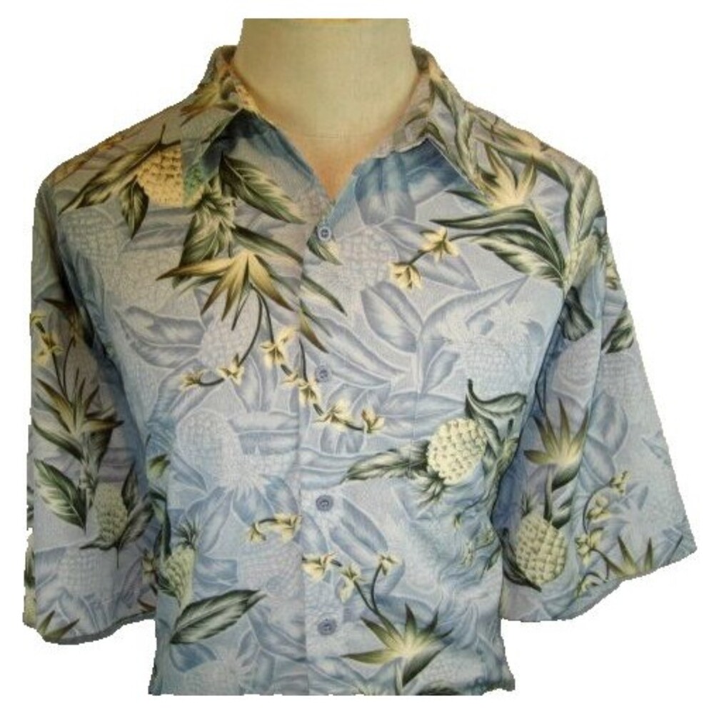 Mens Premier Multicolor Aloha Hawaiian Island Poly SS Casual Shirt sz 2XL - Picture 2 of 3